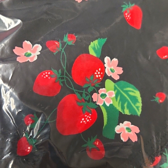 ❤️NWT VINTAGE TORRID PANTY - MICROFIBER FLORAL STRAWBERRY - CAGE BACK HIPSTER - Picture 8 of 13